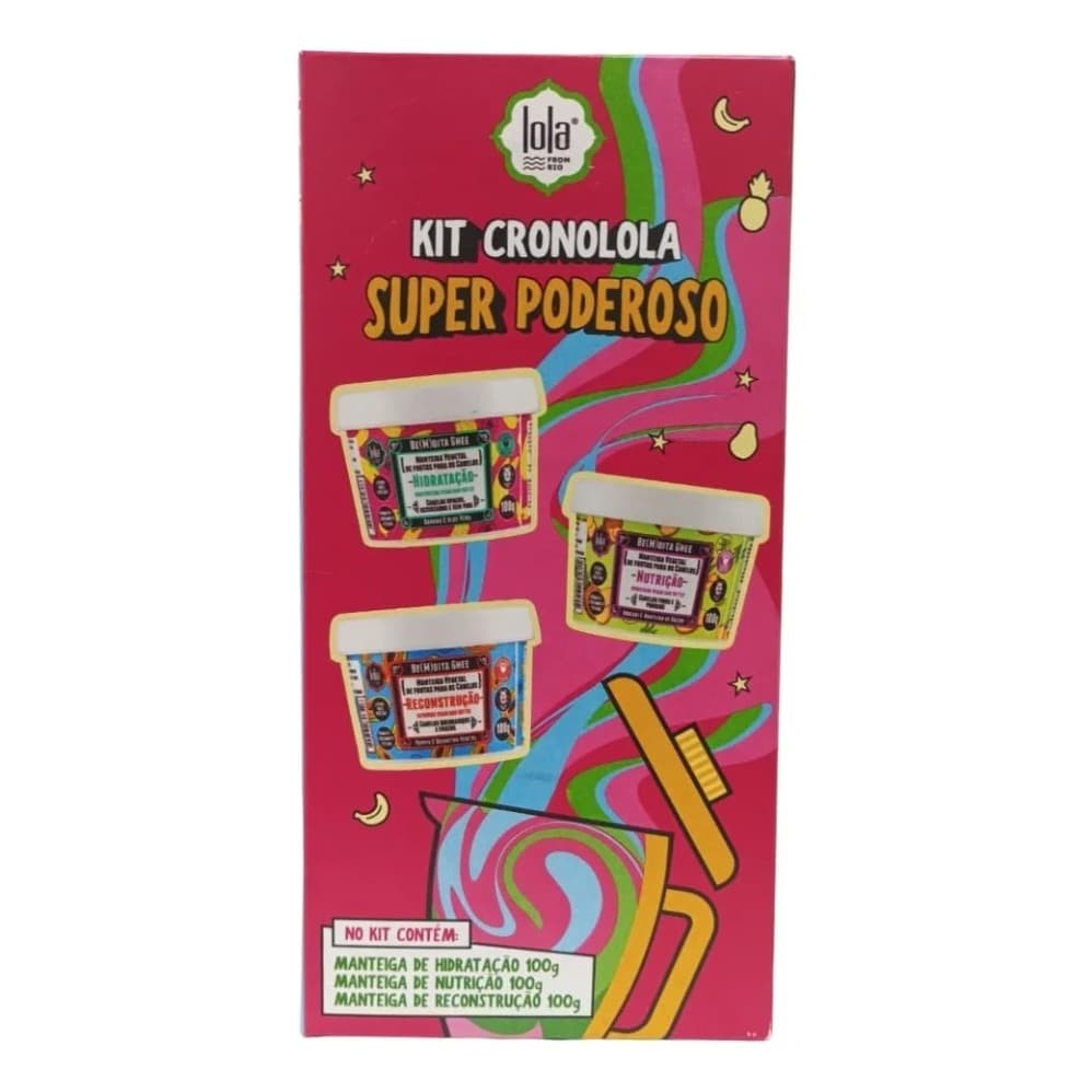 Kit Cronolola Super Poderoso - lola Abacaxi-Banana-Mamao