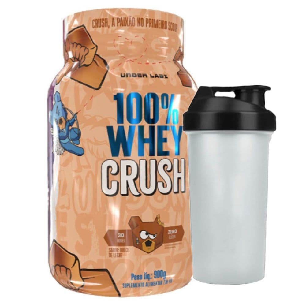 Whey Concentrado Dulce de Leche 900g Coqueteleira Under Labz