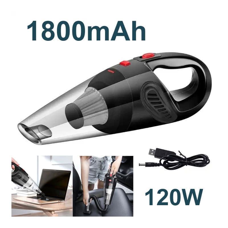 Aspirador Pó Usb Portátil Para Carro Casa Limpeza Doméstica Multifuncional Recarregável
