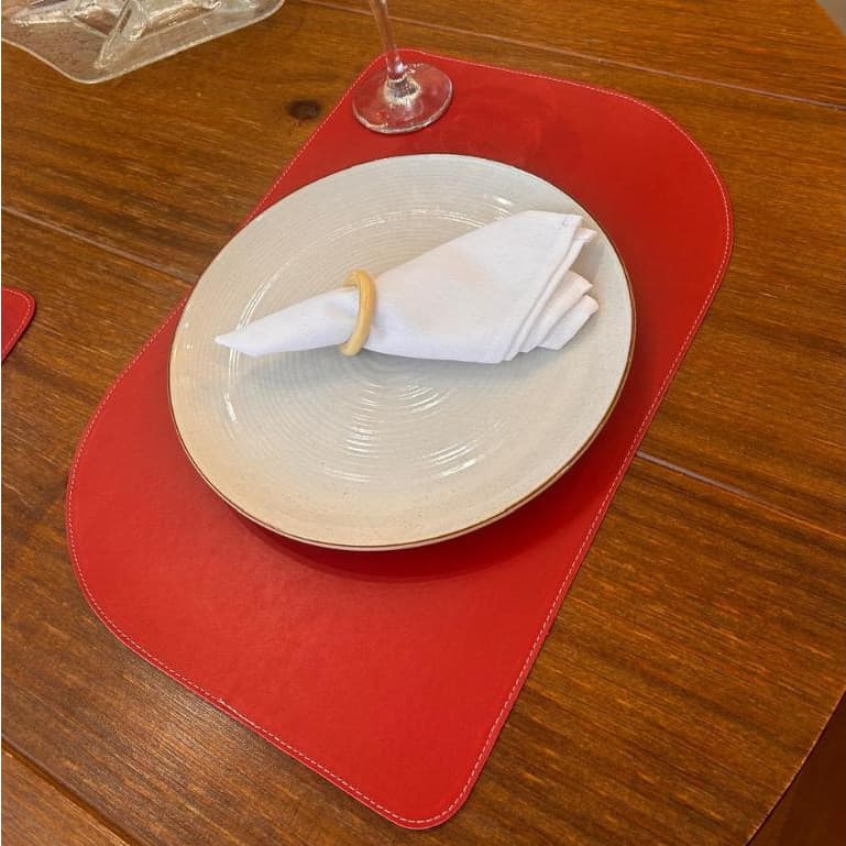 Souplast Jogo Americano para Mesa com Porta Copos Moderno Envio Imediato