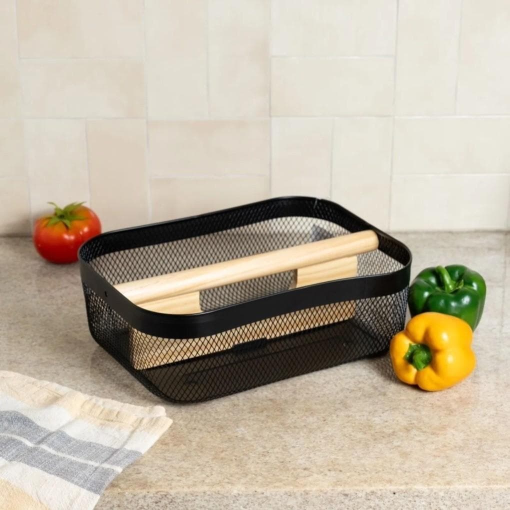 Cesta para Frutas e Legumes com Divisória | Organização, Armazenamento e Piquenique