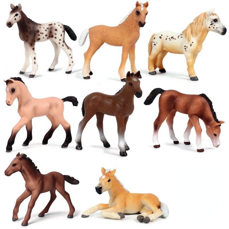 Maxima Modelo de Cavalo Realista de Simulação Animal, Brinquedo Educacional Infantil, Modelo de Plástico