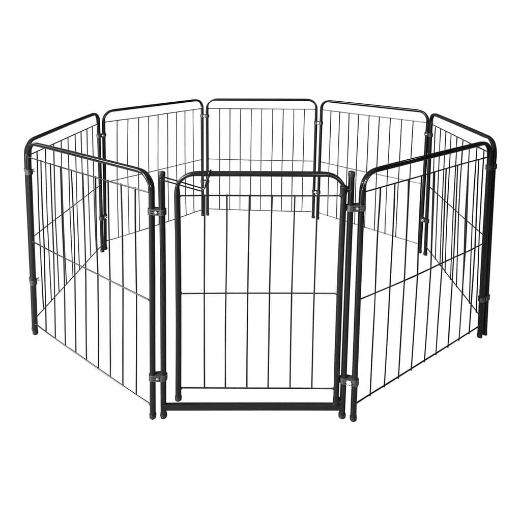 Cercado Grade 525x82cm Portão + 7 Módulos Segurança Pet Cães Cachorro