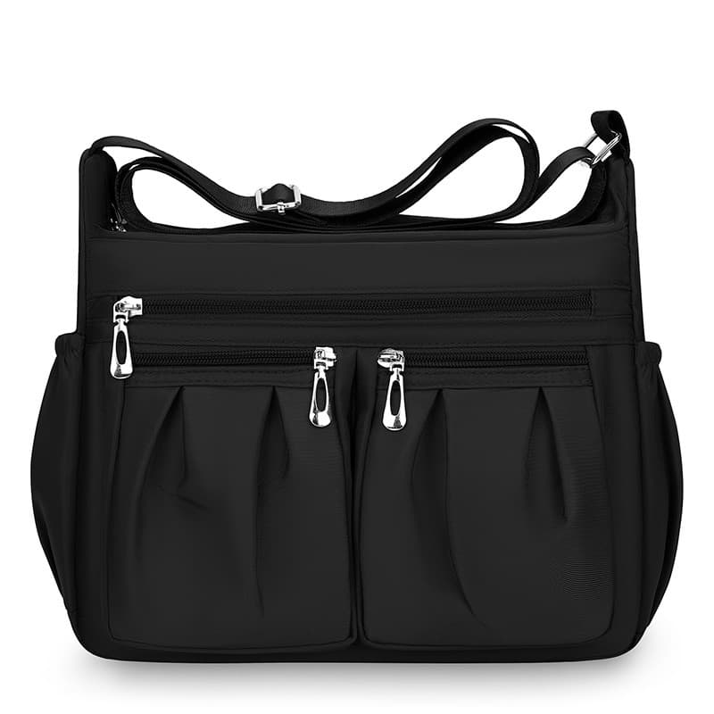 Bolsa feminina de meia-idade 2024 novo estilo bolsa feminina de Nylon Oxford bolsa de lona giratória ombro Messen
