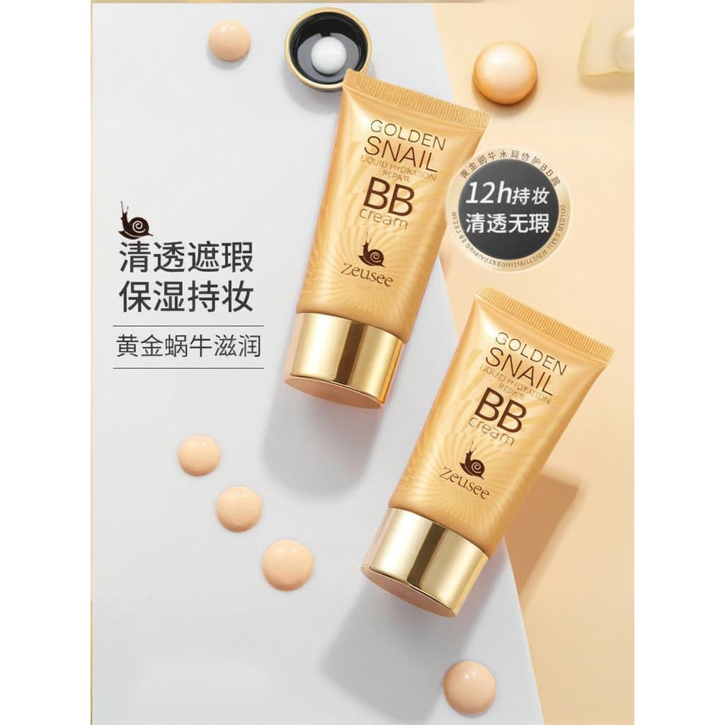 Caracol bb creme corretivo não tira maquiagem à prova dwaterproof água segurar maquiagem base líquida hidratante ilumina