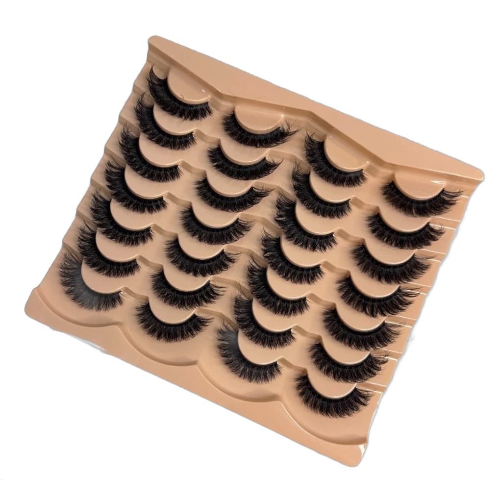 14 pares de cílios postiços ZMJ02