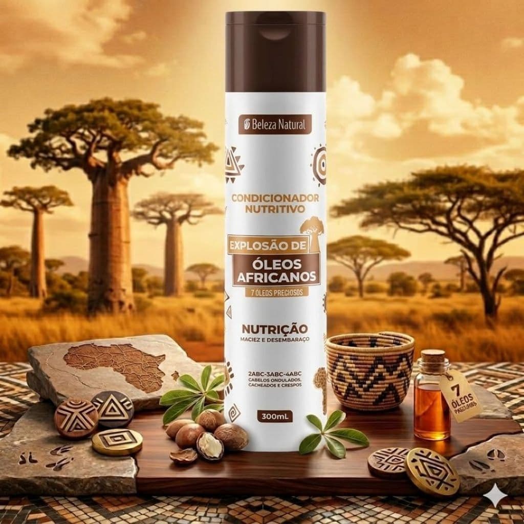 Condicionador Beleza Natural Explosão de Óleos Africanos 300ml