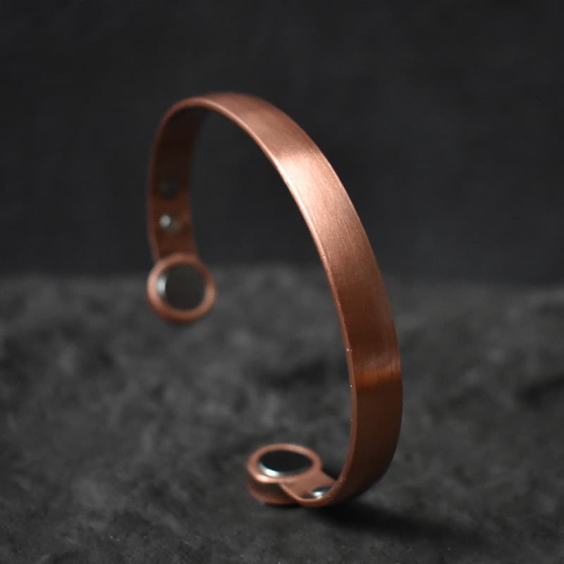 Pulseira magnética de cobre puro ajustável unissex-estilo Retro aliviar a dor artrite, energia saudável jóias presente Z