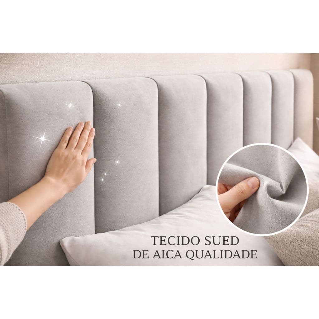 CABECEIRAS MODULAR CAMA BOX VARIAS OPÇÕES SOLTEIRO CASAL QUEEN KING