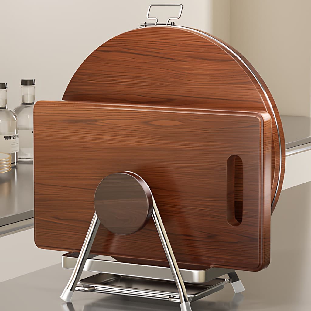 Tábua de corte Rack cozinha dedicado bancada tábua de corte Placer multifuncional prateleira integrada pote capa tábua d