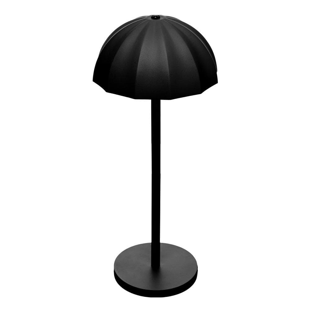 Luminária de Mesa Led Usb Wolff Sombria 15cm 34cm Preta