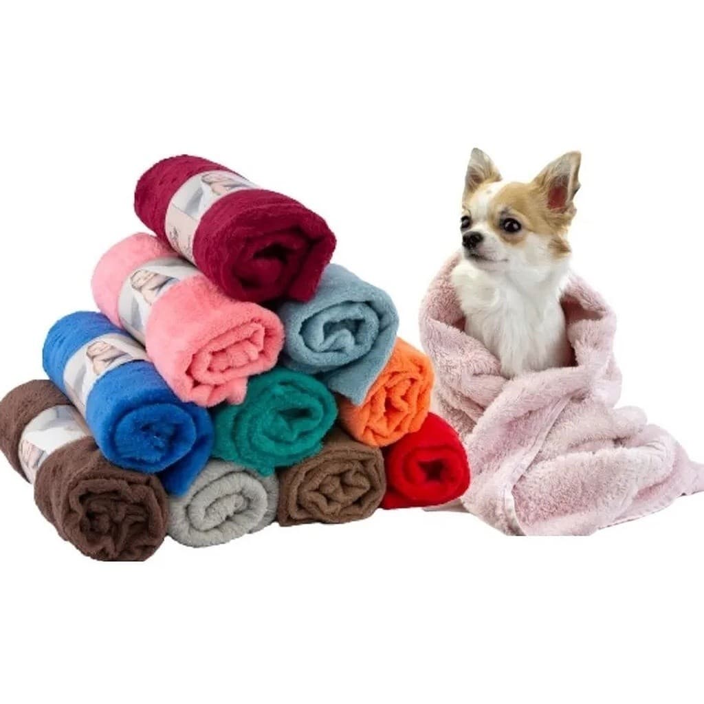 5 Manta Pet Cachorro Gato Microfibra 0,90cm x1,10cm