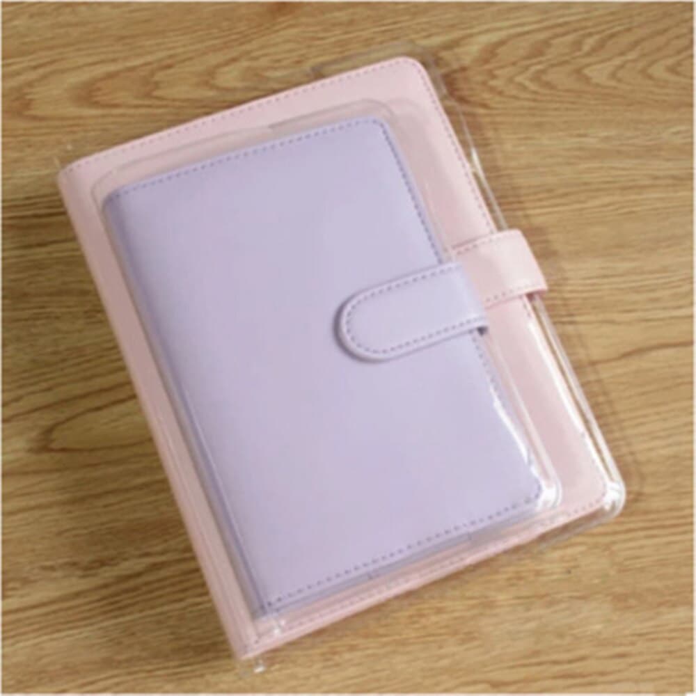 Capa Protetora Transparente de PVC A5/A6 Filme Protetor para Caderno Macaron 8S3B
