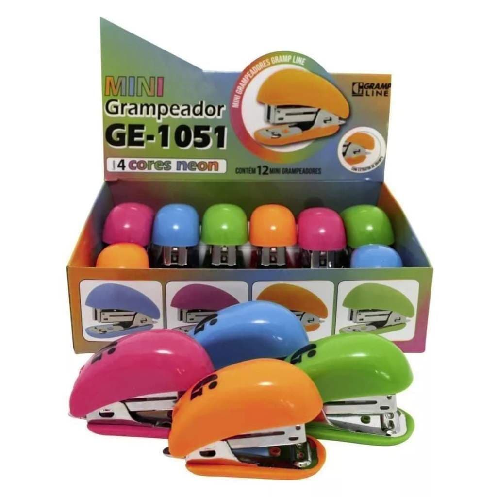 Grampeador Mini GE-1051 Neon - Gramp Line