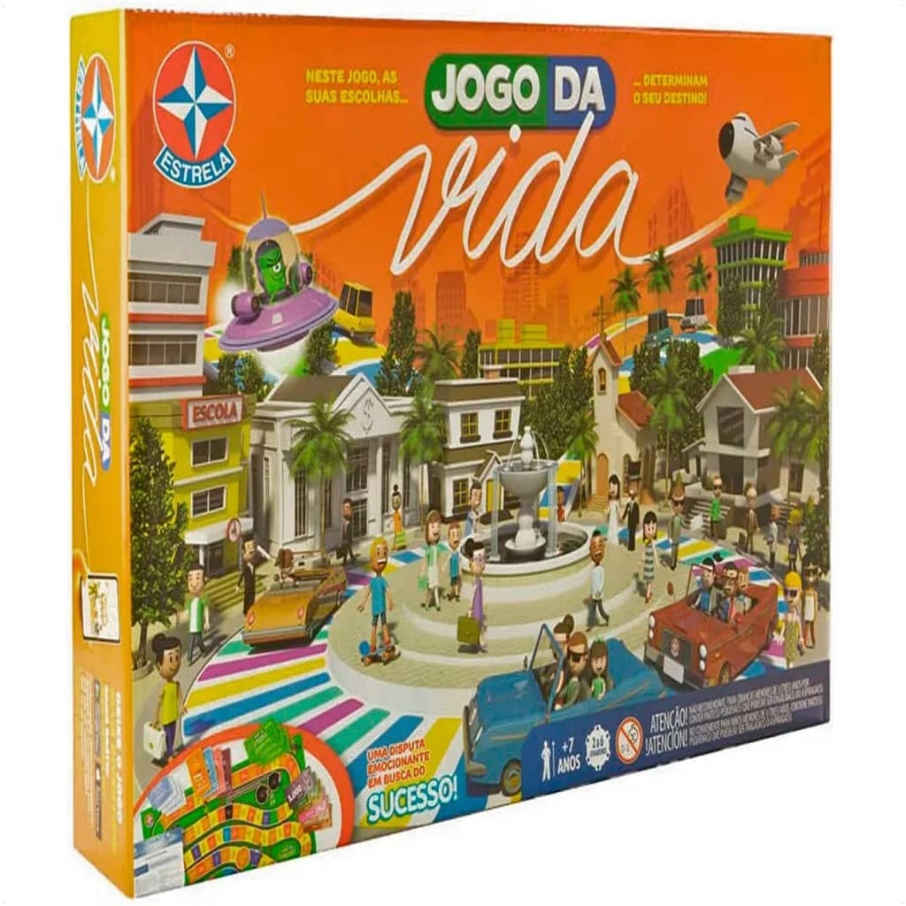 Jogo Da Vida Clássicos Estrela Com App Profissões