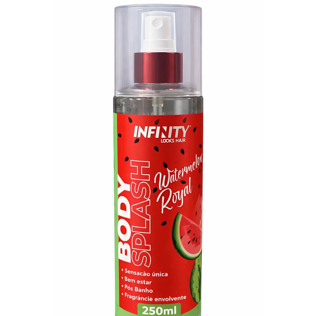Body Splash Melancia Infinity 250ml Hidratação e Frescor
