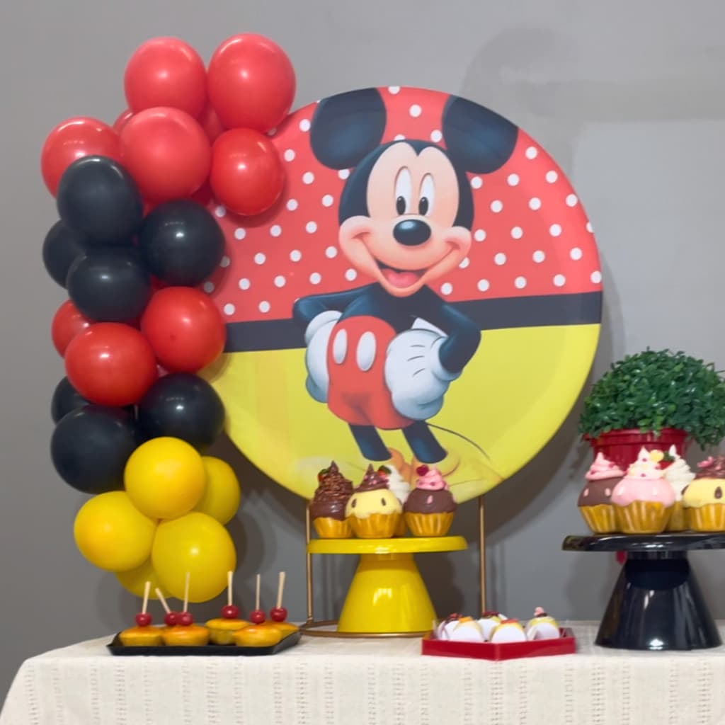 Mini Arco 50 cm Redondo de para Festa de Aniversário de Criança Bexiga