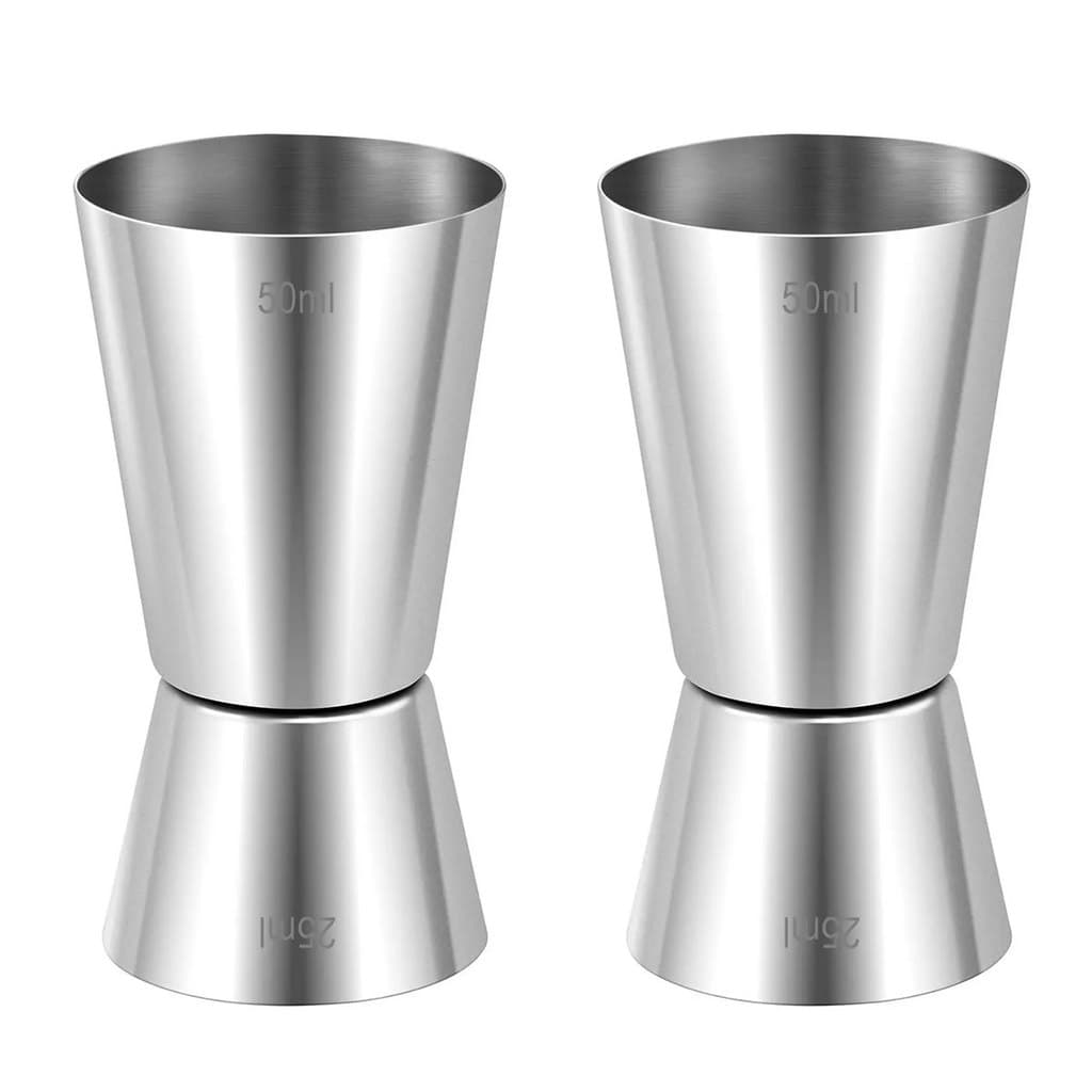2un Dosador Bebidas Medidor Coquetel drinks Inox 50/25ml