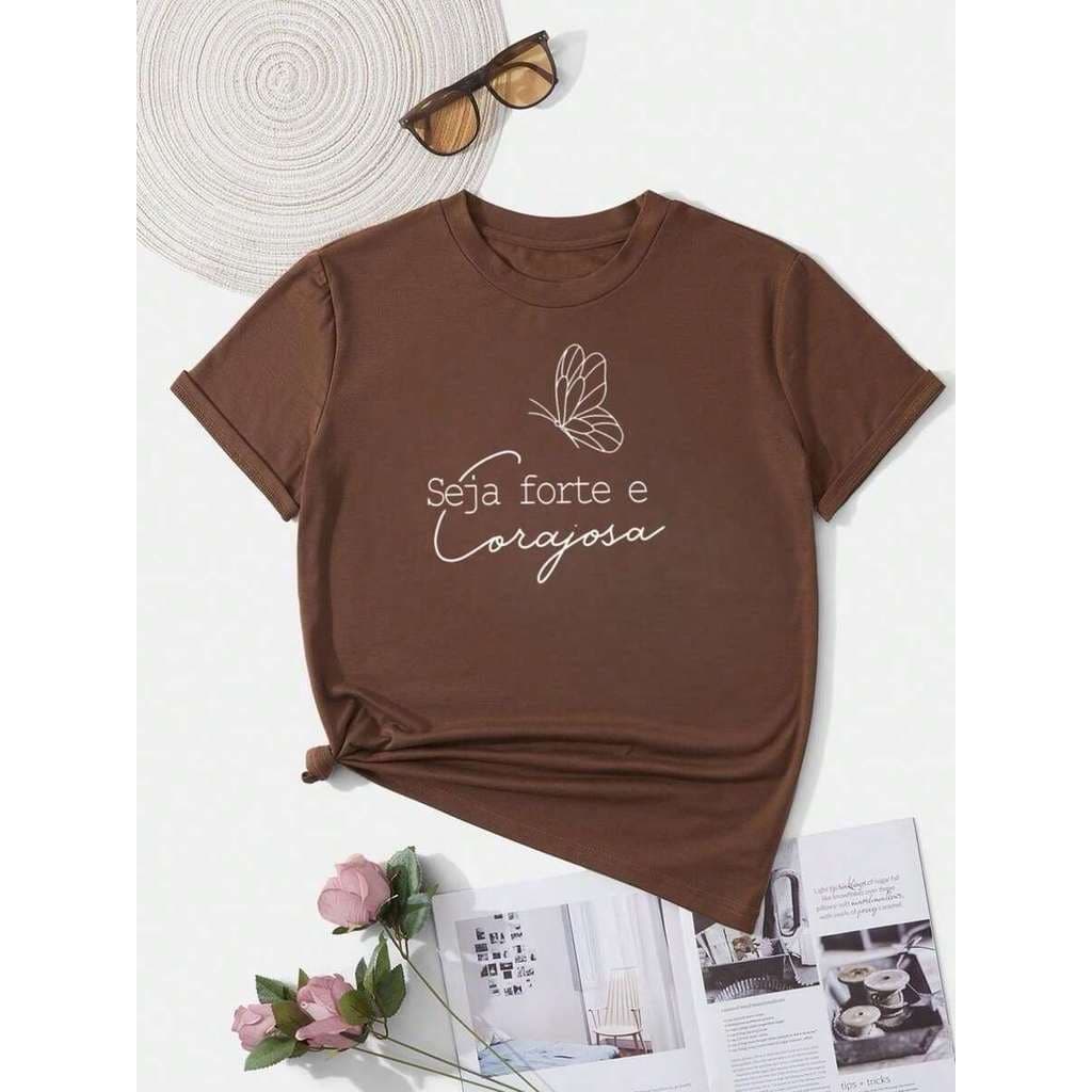 Camiseta T-shirt Love Coração Tendencia  100% Algodão Envio Imediato