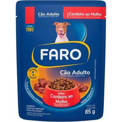 SACHE FARO CAO ADULTO CORDEIRO 85 GR.