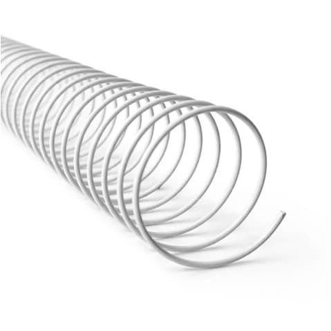 Espiral Metálico 20mm - Unidade - Branco - Passo 6