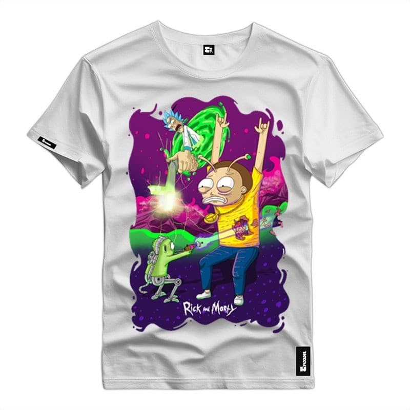 CAMISETA UNISSEX ESTAMPA PERSONALIZADA RICK MORRY