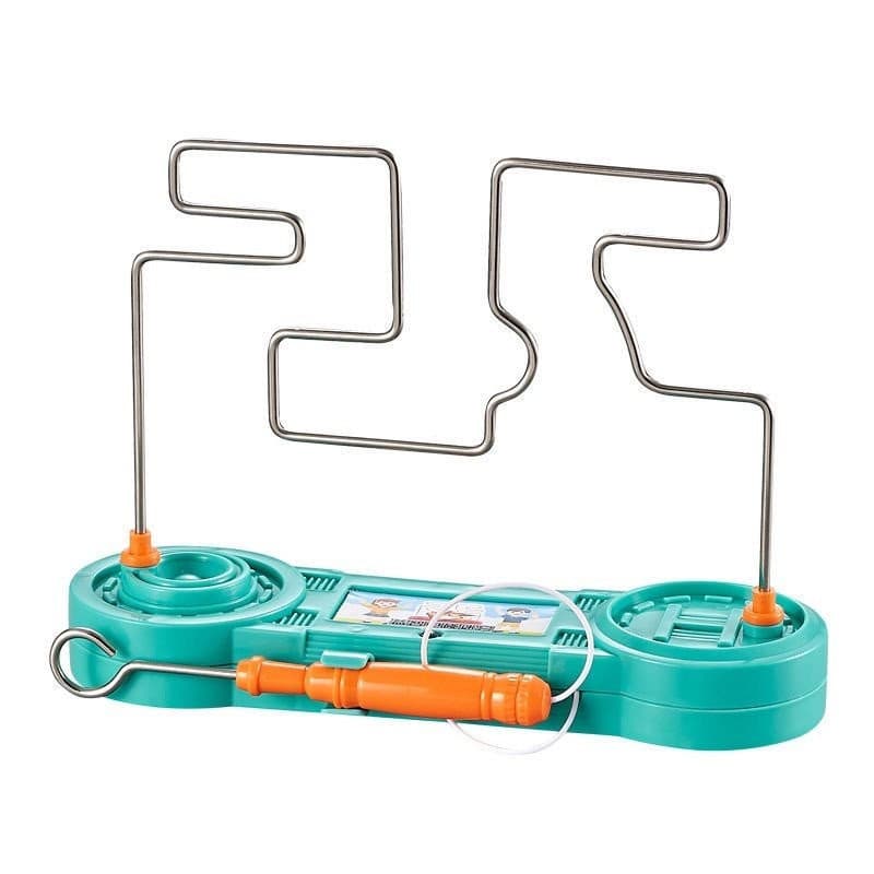 Circuito Engraçado Jogo Labirinto Buzz Jogo De Dedo Choque Em Expansão Brinquedos Experiências Colisão Toque Diy Brinque
