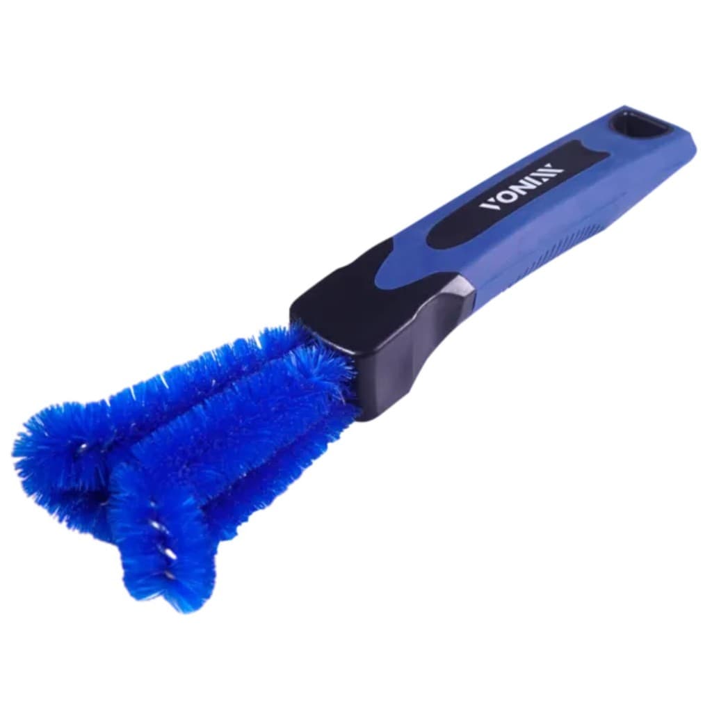 Escova Para Limpeza De Raios E Aros De Moto Vonixx Original Formato Anatômico Resistente Azul