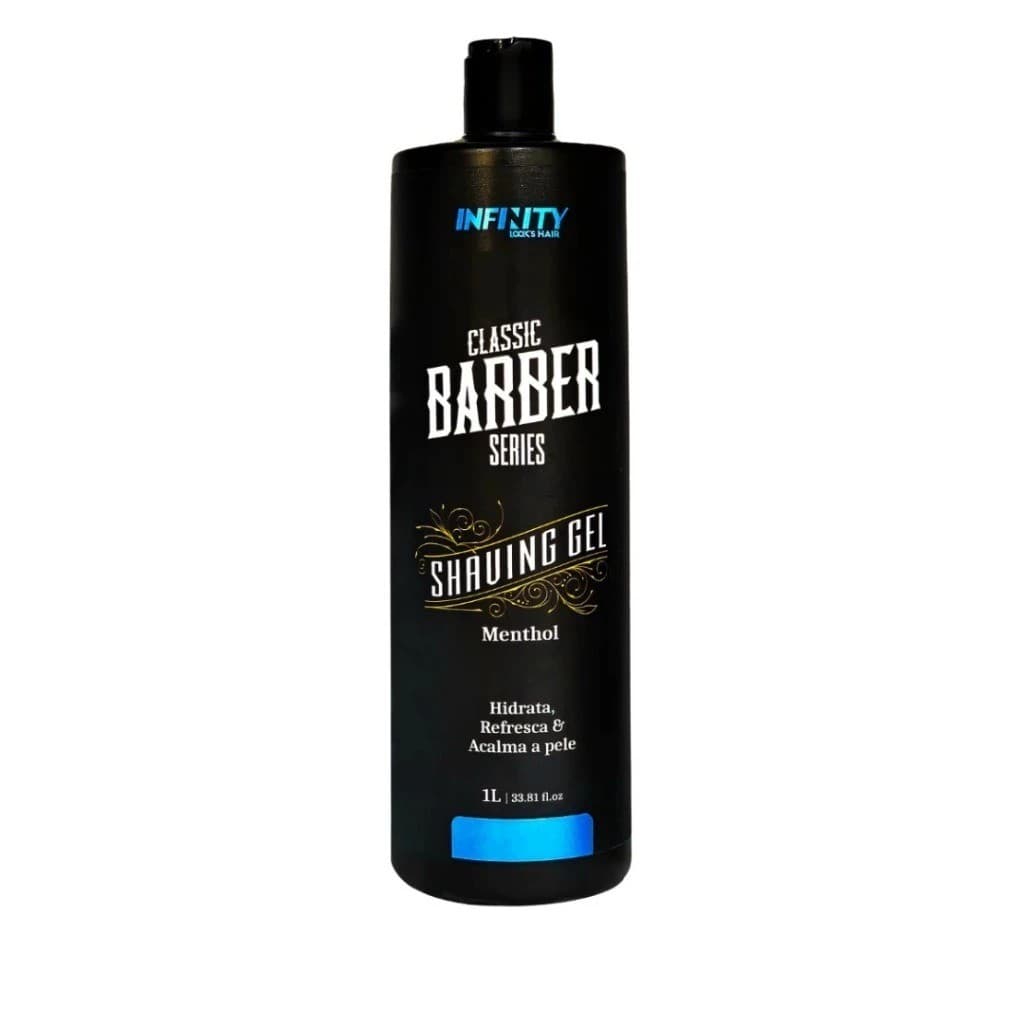 Shaving Gel de Barbear Profissional 1kg Menta Refrescante Sem Irritação Kit Barbear | Envio Imediato