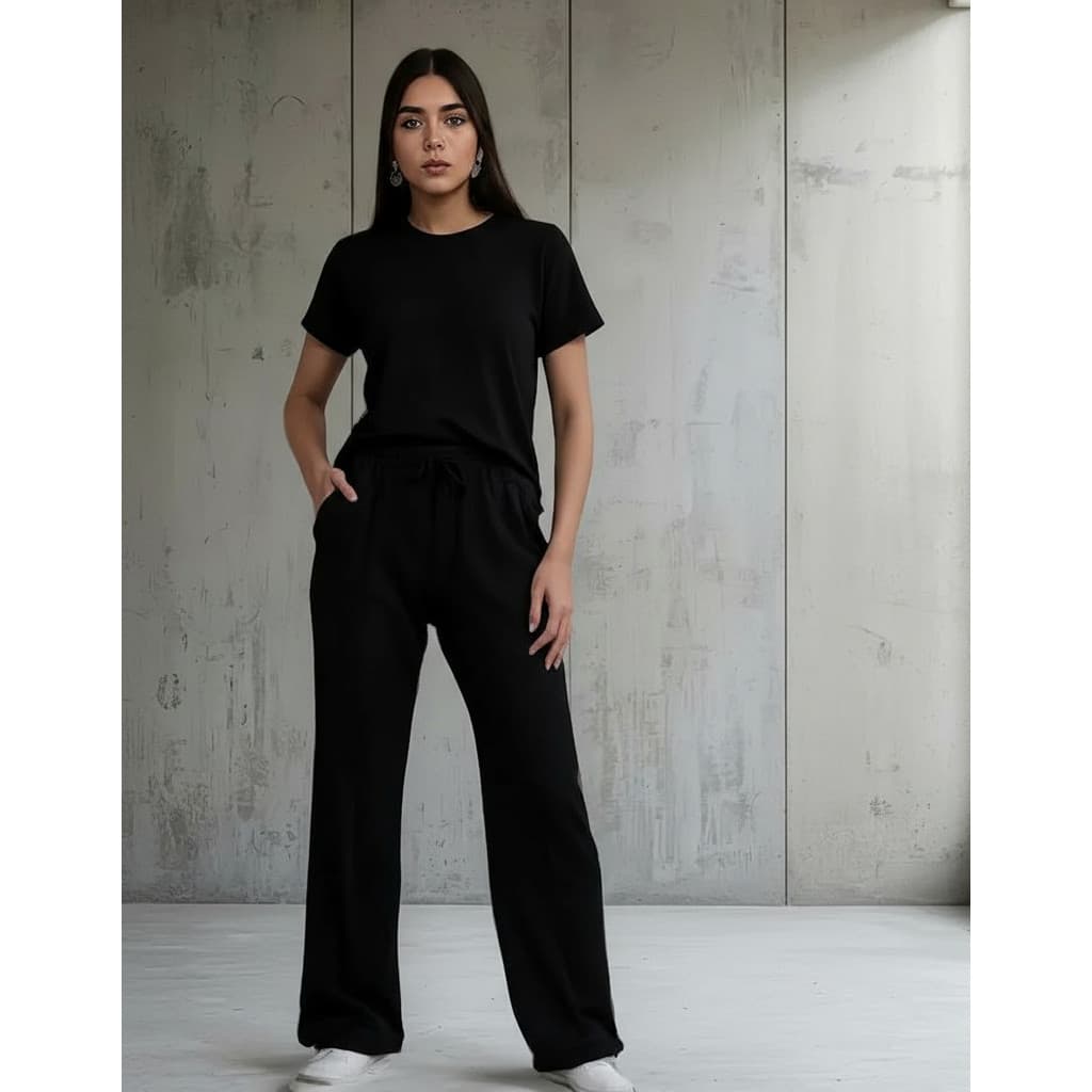 Conjunto Moletinho Luxo Frio Calça Blusa Feminino Moda