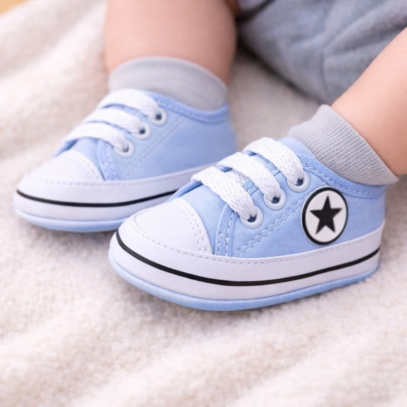 Tênis menina e menino Para Bebês Unisex