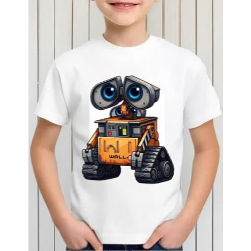 Camiseta Infantil Wally Camisa Estampada Blusa Agasalho Desenho Unissex