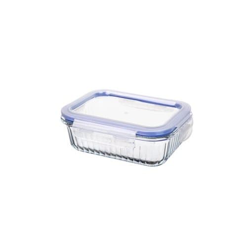Pote Hermetico Retangular Plastico 640ml Tampa Vedacao Armazenamento Alimentos