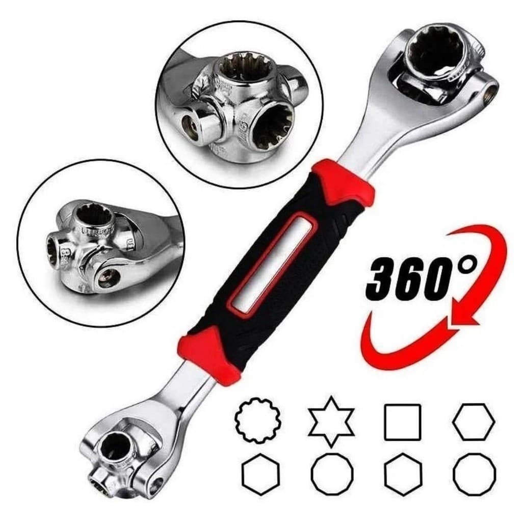 Chave Soquete 48 Em 1 360º Jogo ferramentas chave Soquete Universal janoclick