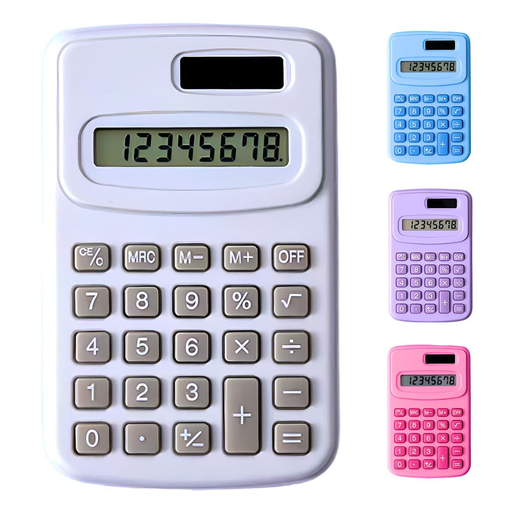 Mini Calculadora Eletrônica De Bolso Pequena Portátil Escola
