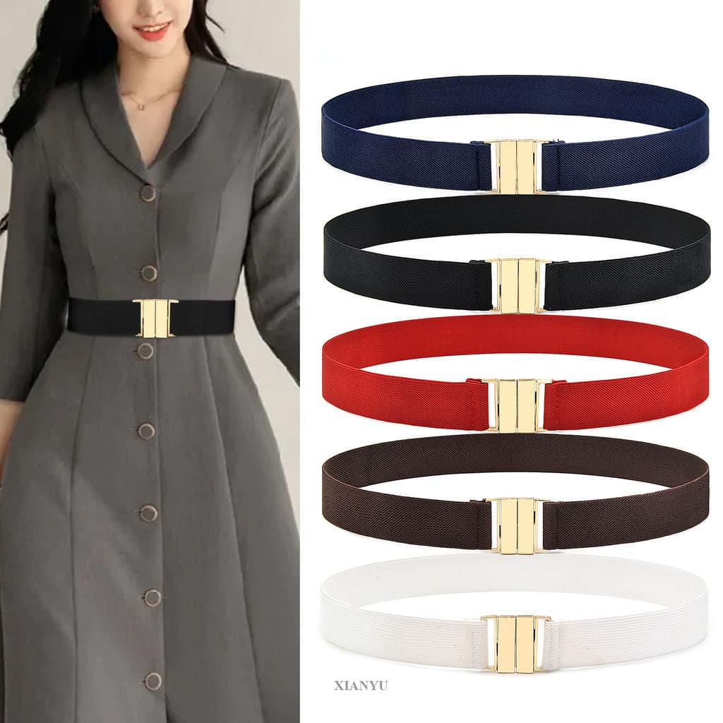 XYY Feminino Elástico Cintura Larga Moda Estiramento Cinto Para Vestido Casaco Acessórios Espartilho