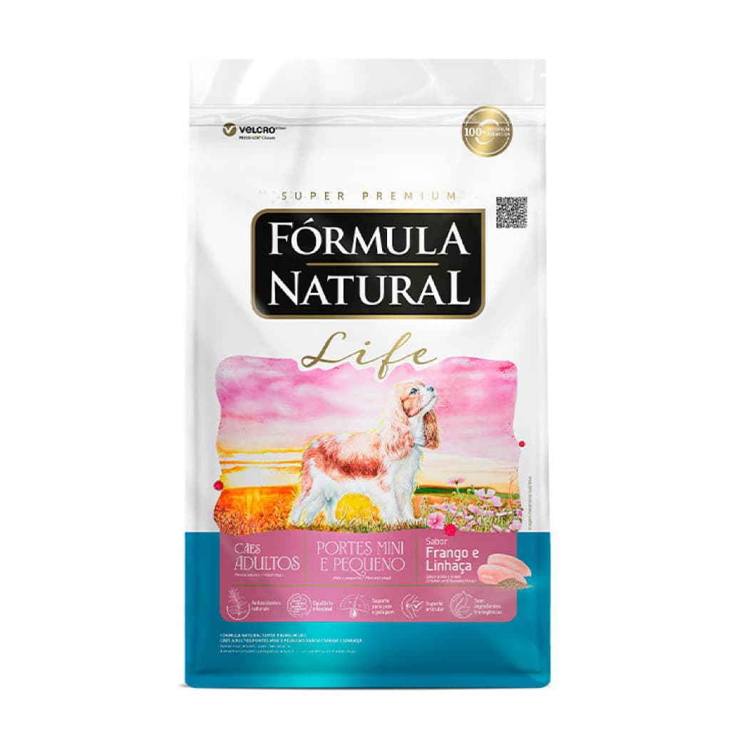 Ração Fórmula Natural Life Cães Adulto Mini Pequeno 10 Kg