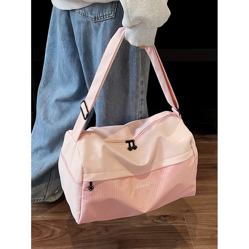 Bolsa de viagem feminina, leve, grande capacidade, curta distância, feminina, esportes, natação, armazenamento, separaçã