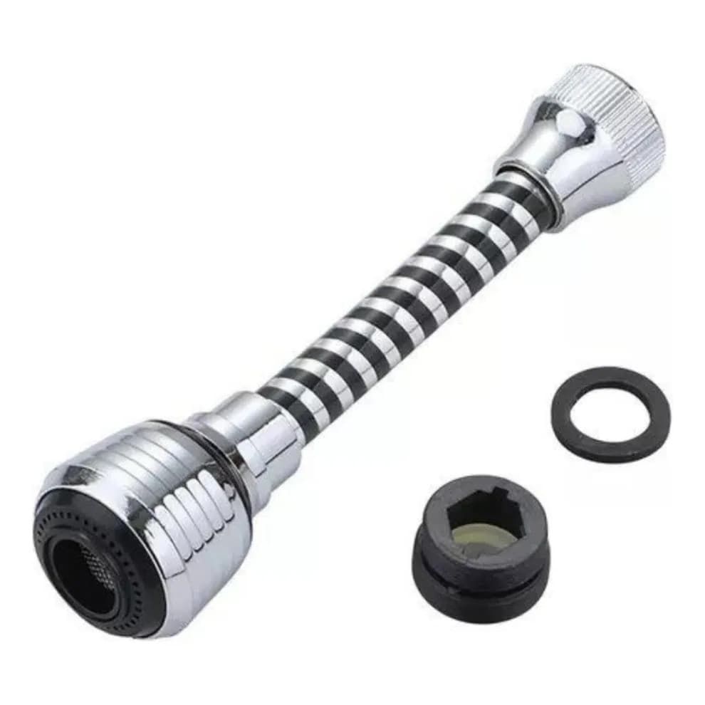 Extensor Flexível Torneira Bico Arejador 3 Jatos Giratória