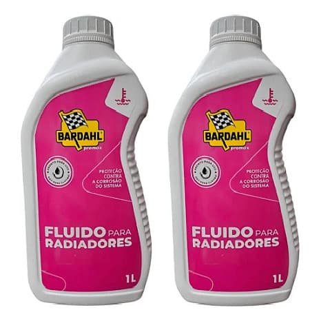 Kit 2 Aditivo Radiador Rosa Bardahl Promax Pronto Uso Rosa