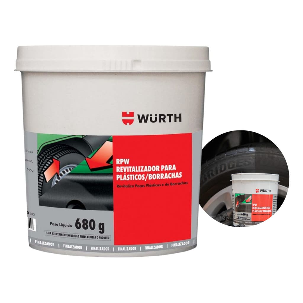 Revitalizador De Plásticos E Borrachas Rpw 680g Wurth