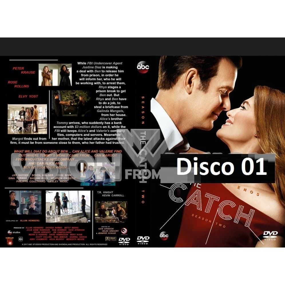 Dvd The Catch - 2ª Temporada Completa - Legendado ou Dublado - 02 Discos - dvd