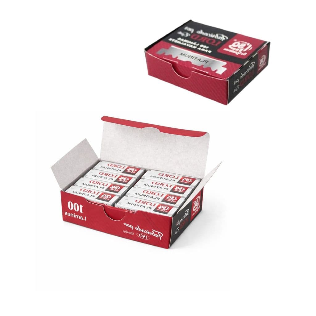 Kit 3 caixas - Meia Lamina de Inox - Barbear - Platinum