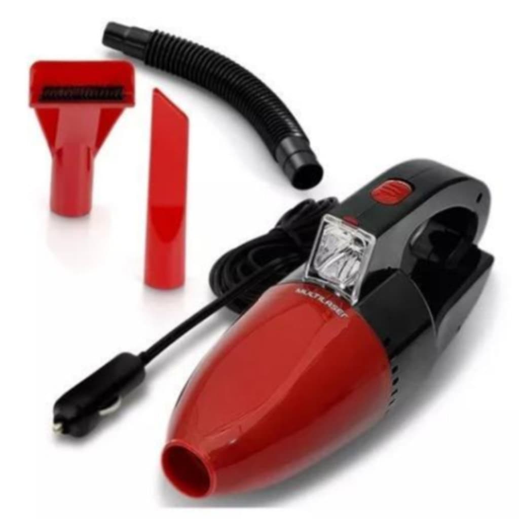 Aspirador de Pó e Líquido Portátil Carro Veicular 12v 60W Com Fio Carpei