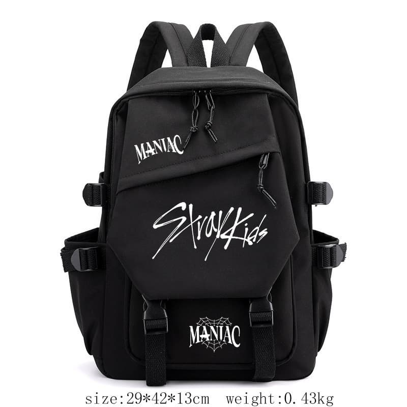 Mochila de Estudante Stray Kids Grande Capacidade Mochila Anime Multifuncional