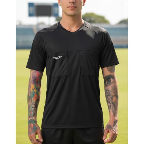 Camiseta Topper Árbitro Classic Masculina Preto