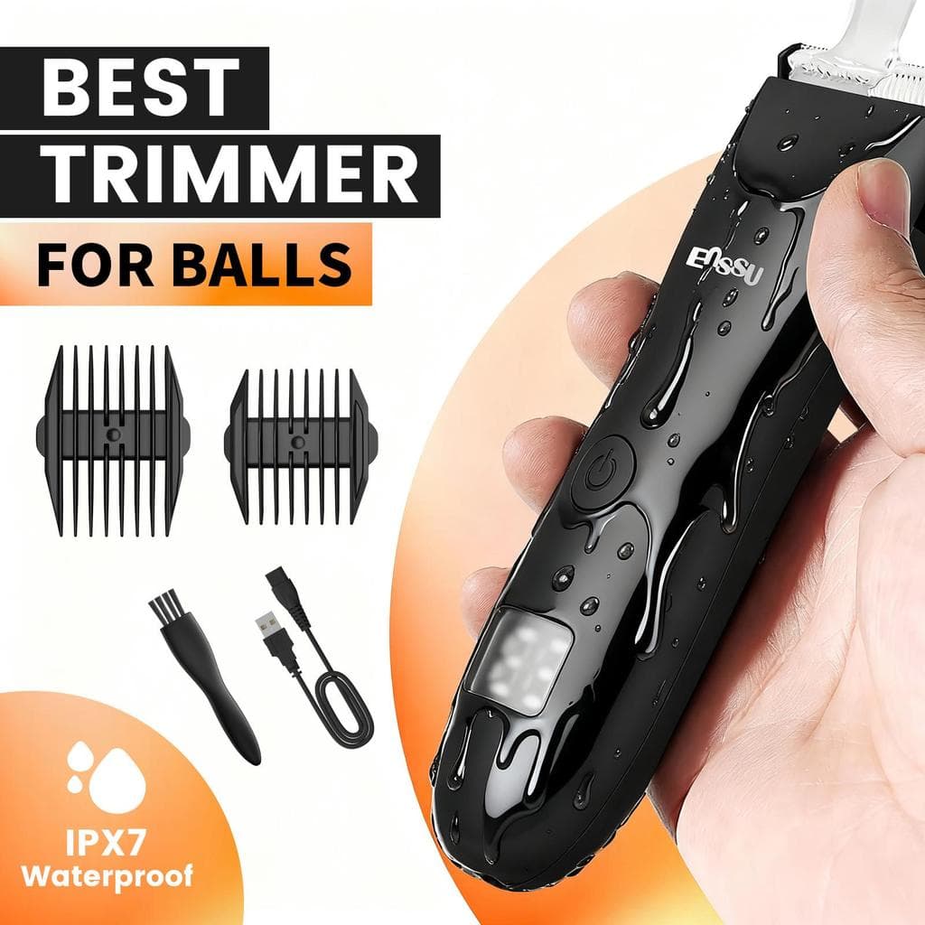 Enssu Aparador Elétrico Básico Masculino - Impermeável, com Acessórios e Ideal para Uso no Banho