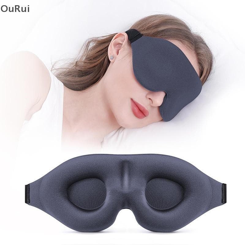 Máscara De Dormir 3D Unissex Super Macia Full Blackout