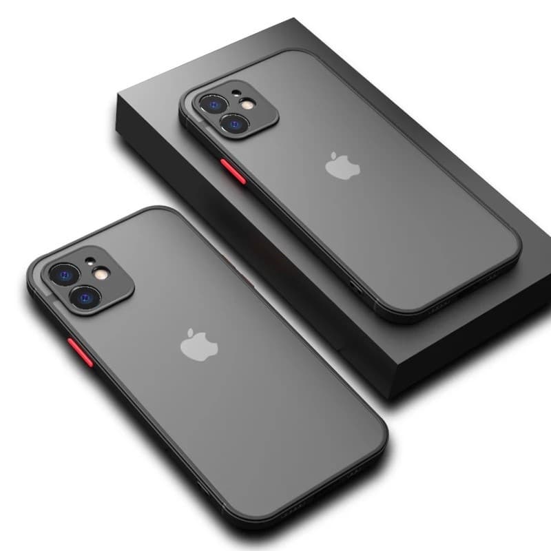 Capa Capinha translucida Transparente Fosca Anti-Impacto Para Iphone 11 e 12
