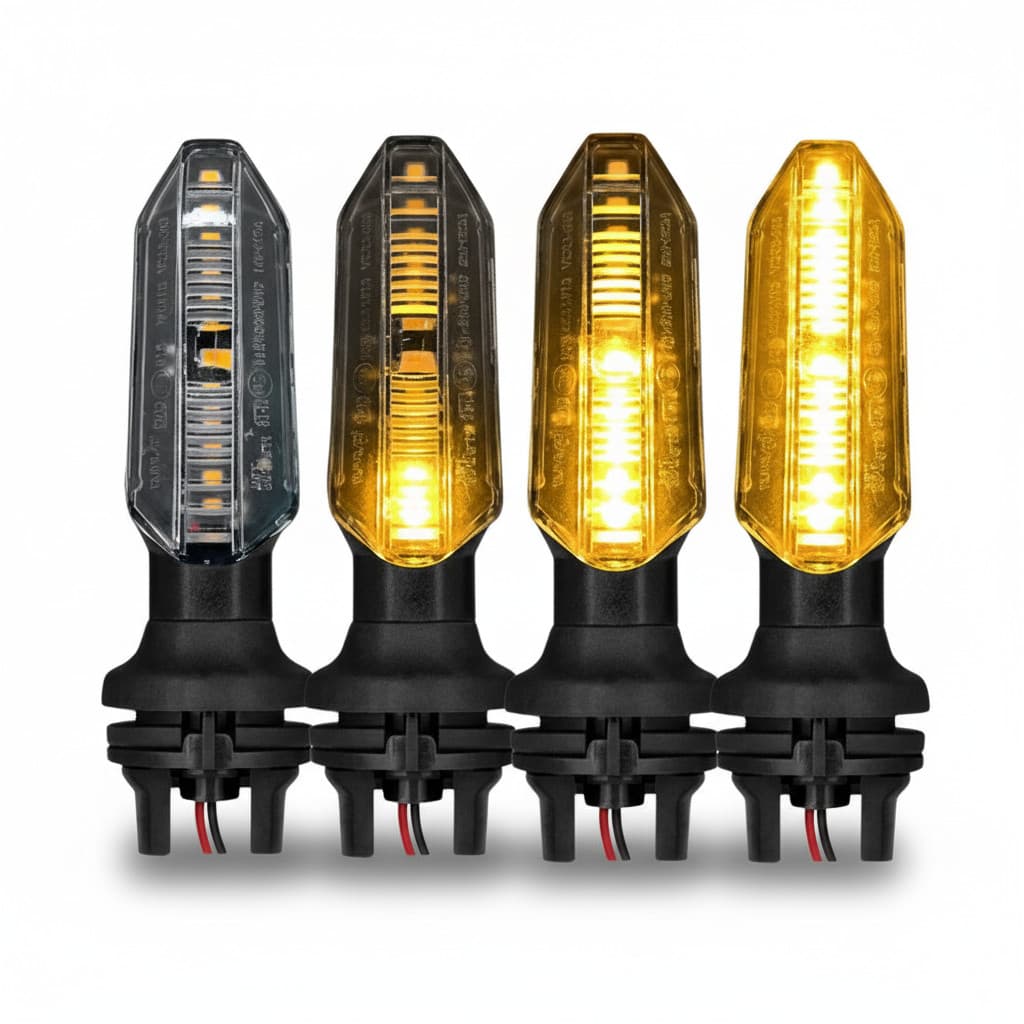 Kit 4 Pisca Seta De LED Compatível CB250 Twister CG Titan Fan Start 160